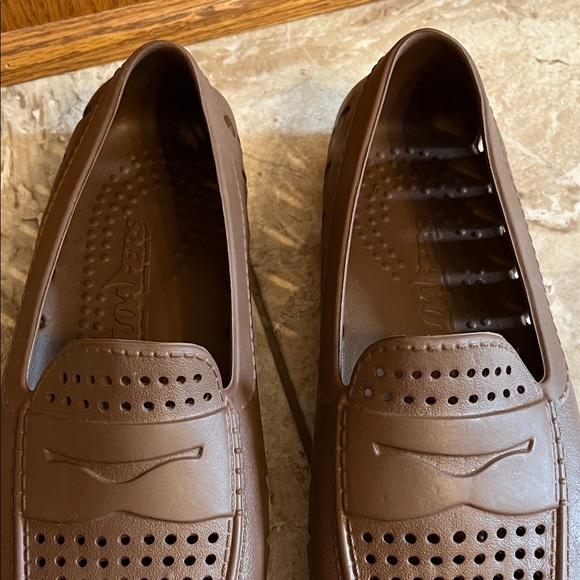 Floafers Brown Slip On Lightweight Driving Foam Loafers - Size 10 - Picture 6 of 11